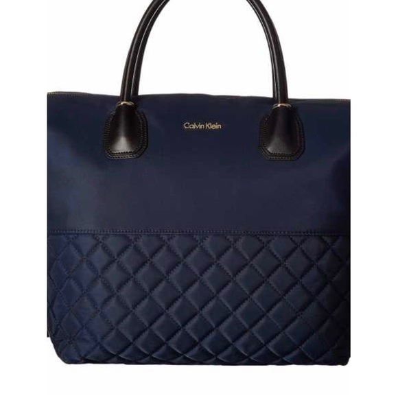 calvin klein florence nylon tote
